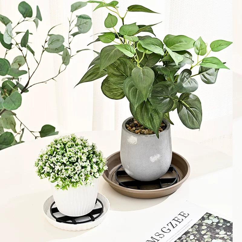 Flower pot bottom pad tray pad anti-rot root tray high base pad shelf bracket ventilated and breathable flower pot pad