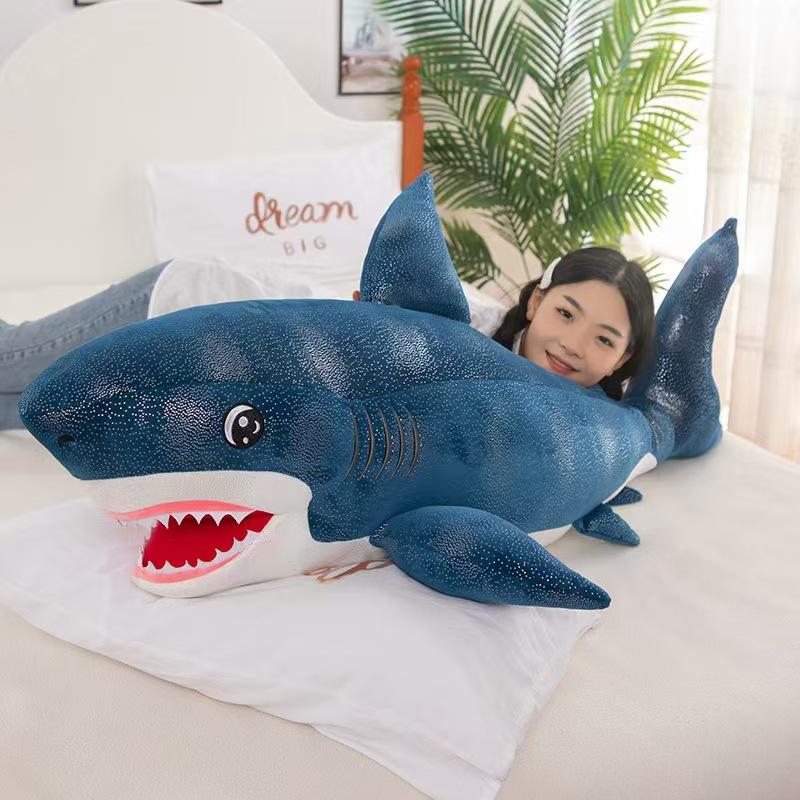 

Shark Starry Sky Cute Cute Pet Pillow Aquarium Scenic Spot Decoration for Women and Boys Gift Plush Toys 60cm