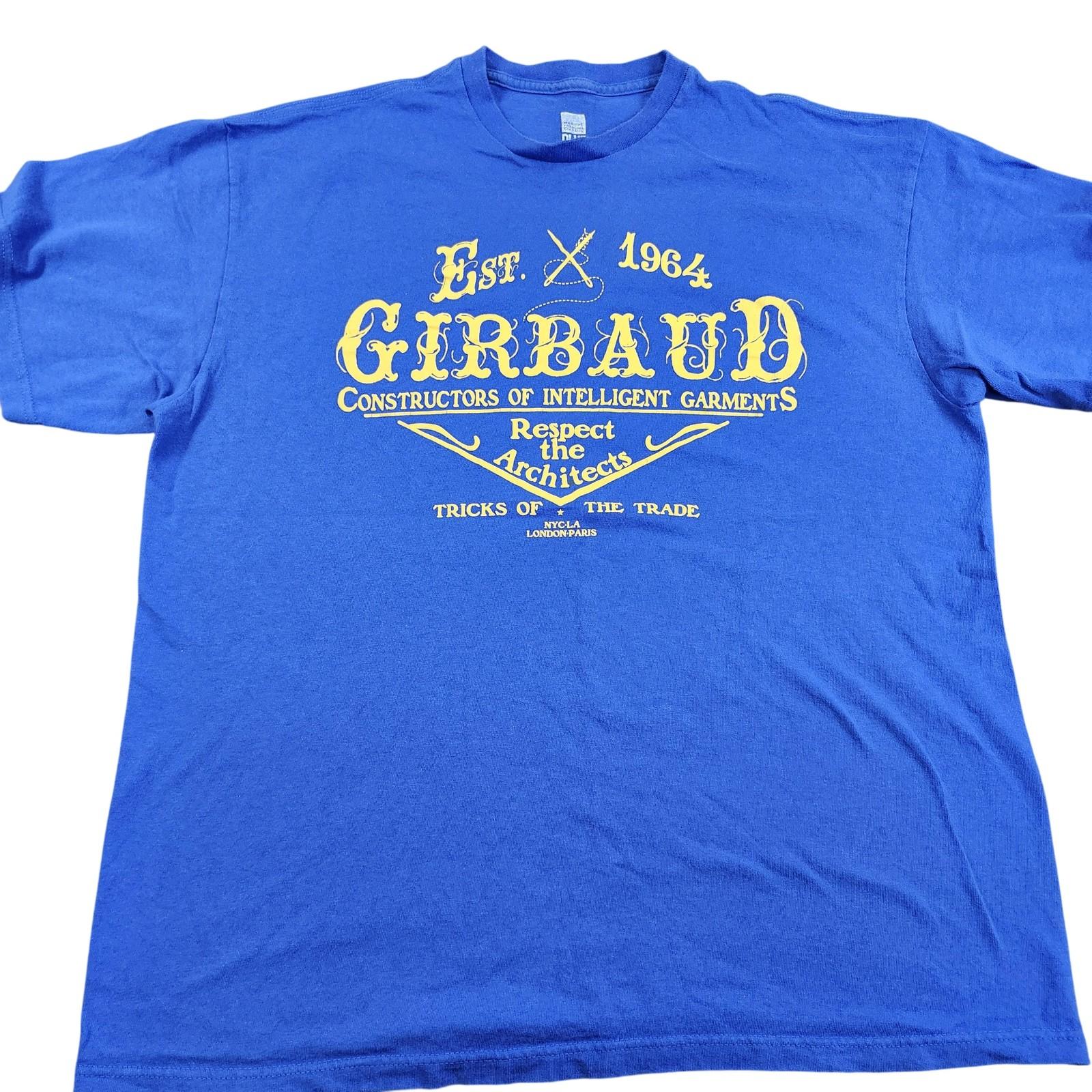 Marithe Francois Girbaud Shirt Mens XL Blue Respect The Architects Graphic Tee Unisex T-Shirt XXXL