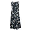 Women Summer Spring Pleated Bohemian Dresses Cute Sleeveless Flowing Beach Straight T-Shirt Tank Dresses Round Neck Dresses
