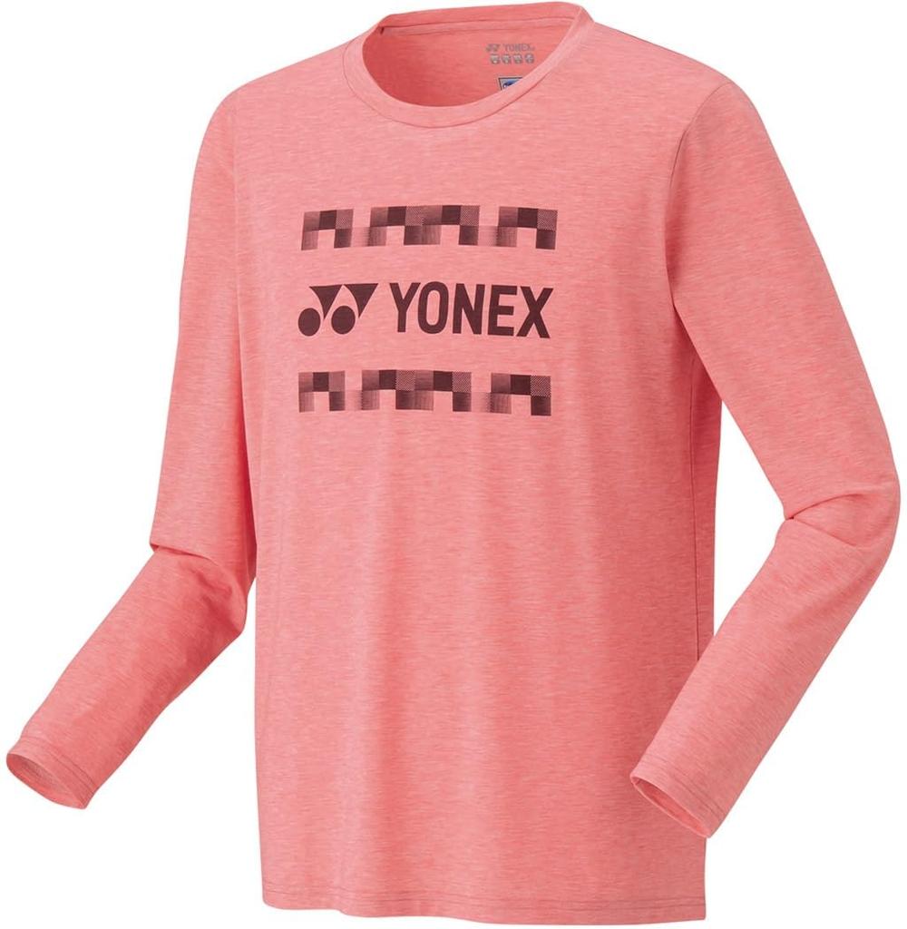 YONEX Long Sleeve Lily Pink Size S T-Shirt (Fit Style), (539),