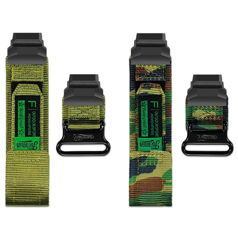Pulseira de Relógio de Lona DIY para Casio Smart Sport Watch 3475 GBD-H1000 Modificada Fácil de Colar Pulseira de Nylon Acessórios Pulseira Masculina
