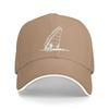 Rather Be Windsurfing Baseball Caps Outdoor Unisex Hats