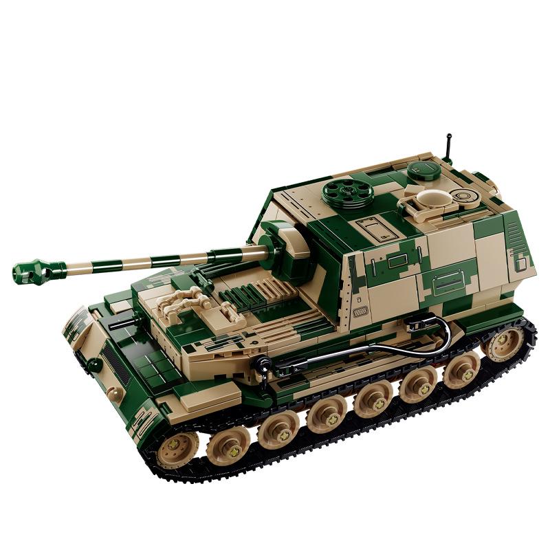 Le Yi 66051-72 Elephant Tank Destroyer IS2 Building Blocks for Kids