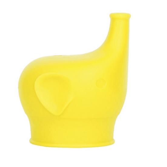 

Крышка на присоске в форме слона, детские силиконовые крышки-непроливайки, бутылочка для сосания, Trainingcup жёлтый