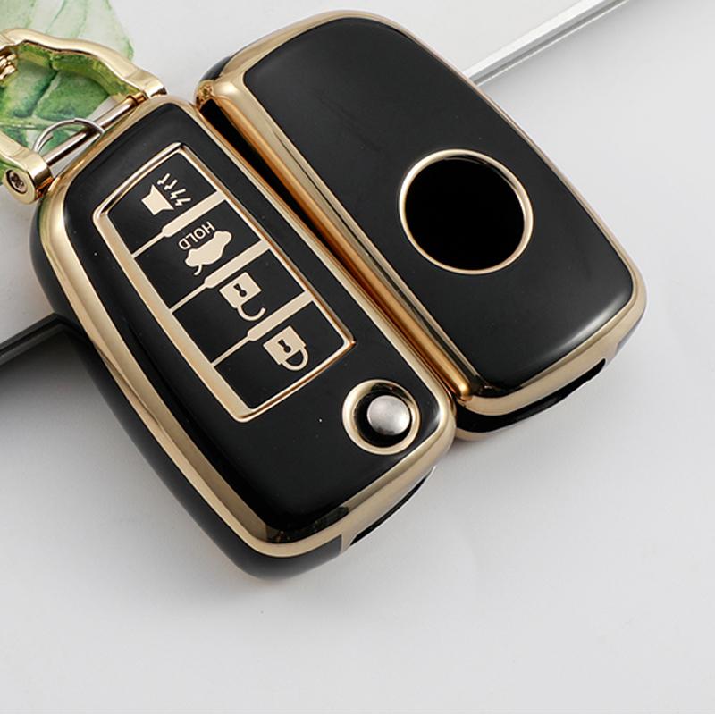 For Qashqai Switch 2020 Soft TPU Remote Case Key Cover Car for Nissan Qashqai J11 Juke Xtrail Sunny Cefiro A32 Holder Keychain