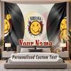 Custom Name Text Tapestry Nirvana Personalized Polyester Wall Tapestry For Bedroom And Room