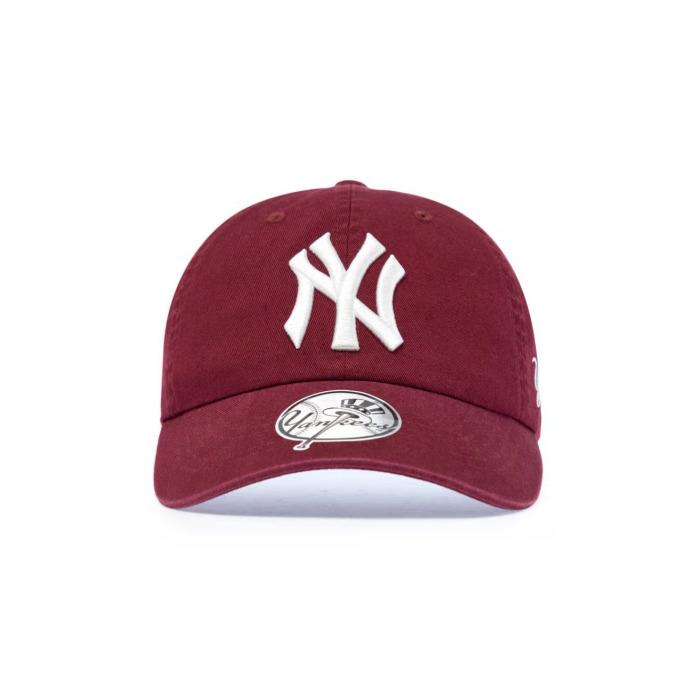 MLB Signature Unstructured Cap NY Yankees -Wine Red