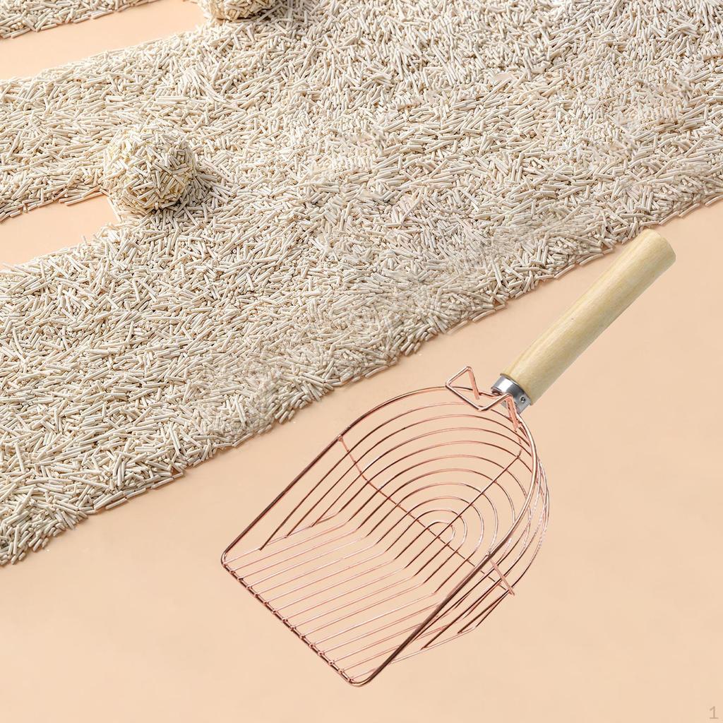 Cat Litter Scoop Sand ,Portable,Pet Cleaning Supplies Kitty Metal Scooper Kitten Lifter for