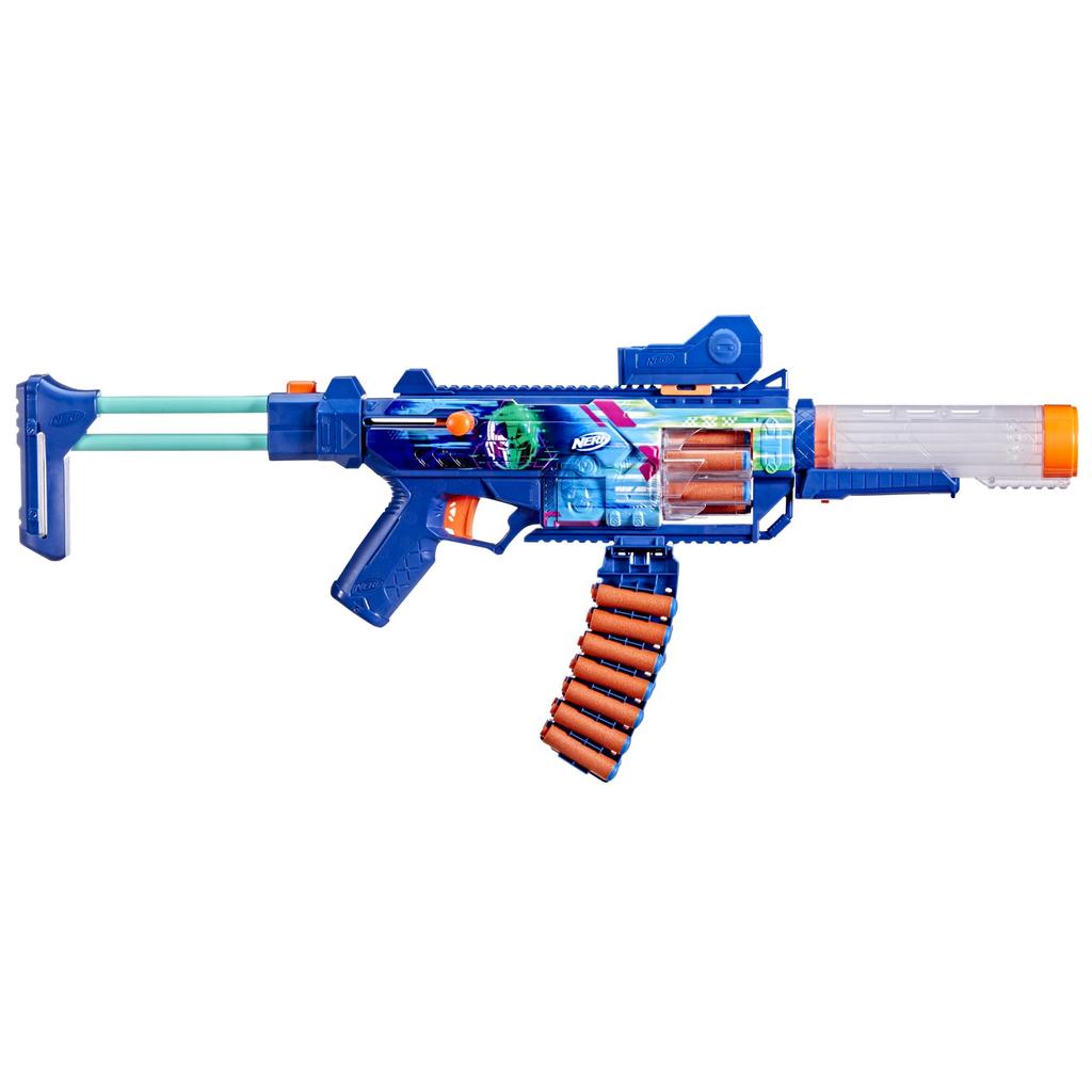 Hasbro Nerf Loadout Cyberlite Ghost Blaster with LED 4 and 24 N1 Kids Toys Ages G1824 Authentic Battery-Powered Light, Accessories, Darts, & Gifts, 8+