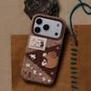 POP MART HIRONO Highway Log Phone Case, Patchwork Style Knitted Trend Based Products PPMT-2512-0086