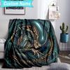 Custom Name Blanket Alien Artwork Blanket Bedding Blanket for Travel, Camping, Living Rooms, Offices, Sofas, Fan Christmas gift
