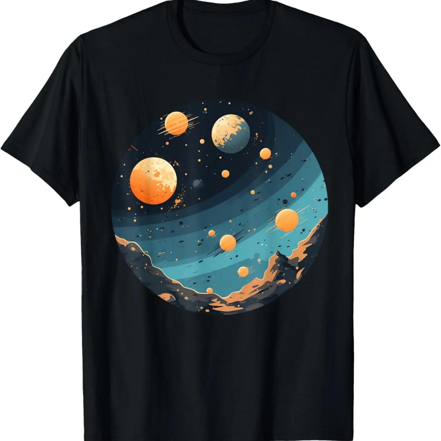 Крутая футболка с костюмом Солнечной системы S