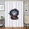 Home Interior Kitchen Curtains for Living Room 2 Pieces Blackout Curtains Door Curtain Naruto Bedroom Decoration Partition Shade