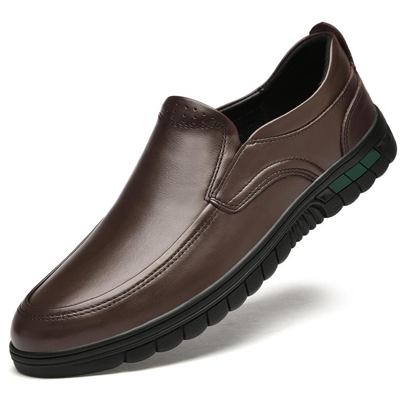 Fashion High Quality Mens Loafers Genuine Leather Men Casual Shoes Handmade Moccasins Breathable Male Walking Shoes Comfort Travel Flats