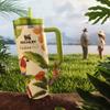 STANLEY Quencher H2.0 FlowState Tumbler 887ml Tropical Destiny  – FARM Rio Collaboration Limited Edition