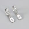 925 Silver Earrings For Women Trendy Heart Star Zircon Earring Jewelry Prevent Allergy Party Accessories Gift