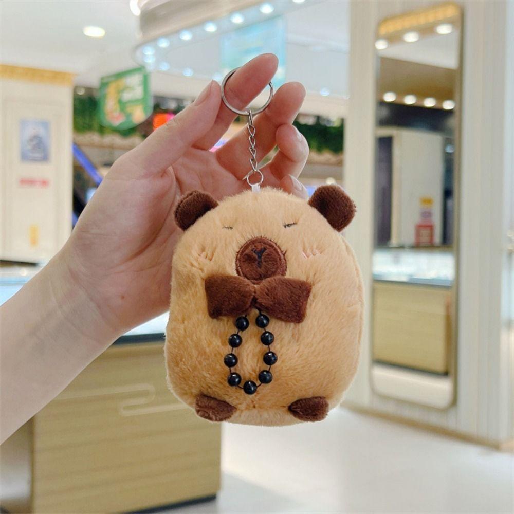 

Морская свинка из бисера, плюшевый брелок с капибарой, животное, капибара, плюшевая подвеска с капибарой, игрушка для девочек