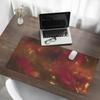 Vinyl Desk Mat with Stylish Space Nebula Print 100X50 Cm