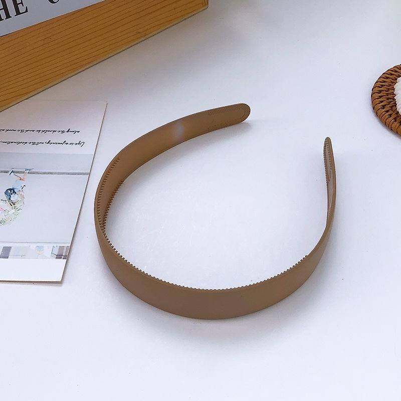 Korean Fashion Color Hair band Versatile Wide Edge pure color Headband Girls Fixed Hairstyle Bangs hair hoop Hair Accessories