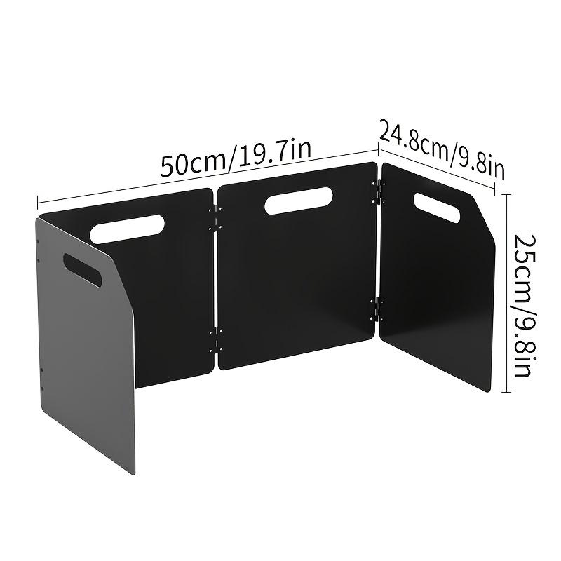 

Folding Metal Camping Stove Windshield, 4-Panel Wind Screen for Outdoor Cooking, Portable Durable Wind Protector for Hiking