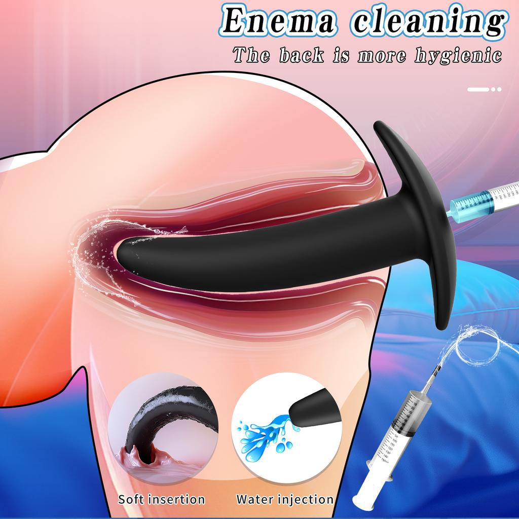 New Tunnel Anal Butt Plug Stretcher,with Stopper Hollow Analplug Enema Butplug,Vagina Ass Anus Dilator, Sex Toys for Couples