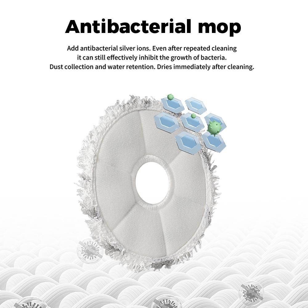 For Ecovacs Deebot X1 X2 X5 T10 T20 T30 T50 N30 N50 N9+ Accessories Robot Vacuum Cleaner Part Mop Cloth