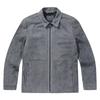 Goth Suede Goat Leather Trucker Jacket BRUDX25211GYX