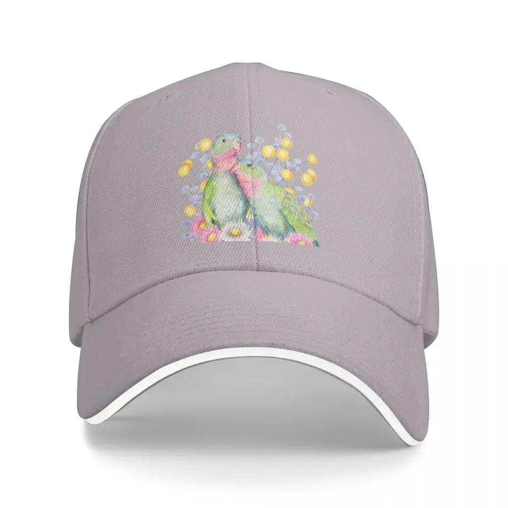 Princess Parrots  Pink Birds from the Australian Outback Baseball Cap Trucker  Snapback  Hats Man Womens