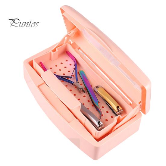 Nail Tool Sterilization Box Filter Transparent Cover Versatile Sturdy Long Lifespan Sterilization Case for Clean Safe Manicures