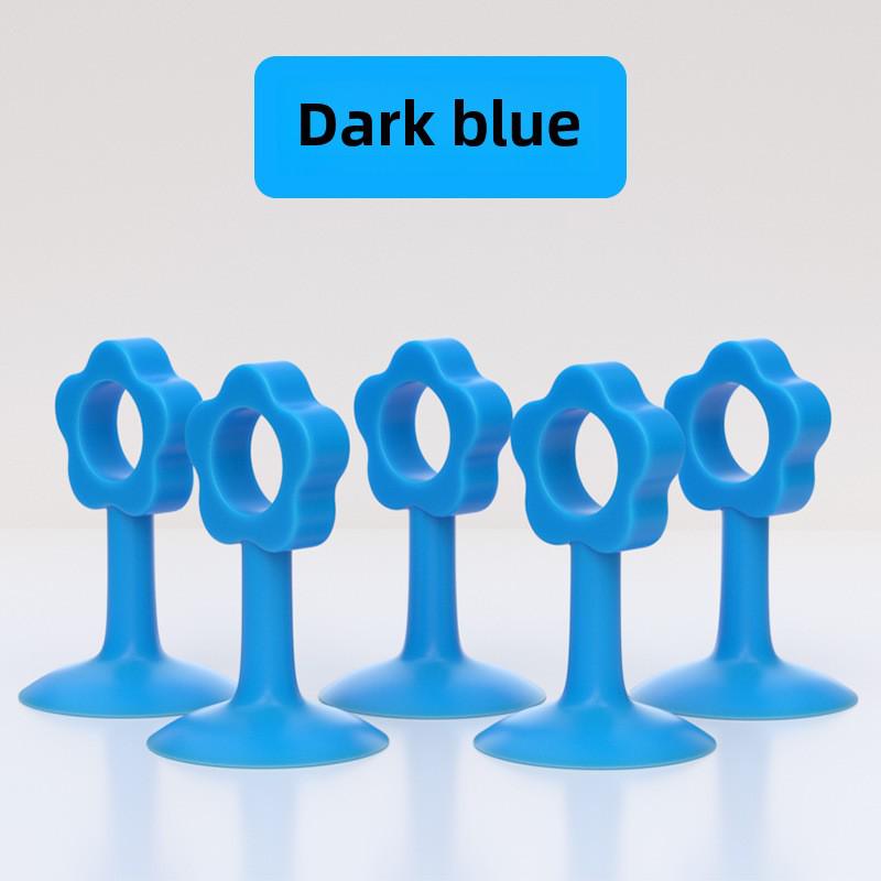 Silicone Door Stopper with Handle, Punch-Free Install, Anti-Collision, Silent Buffer, Protective Door Closer Cover