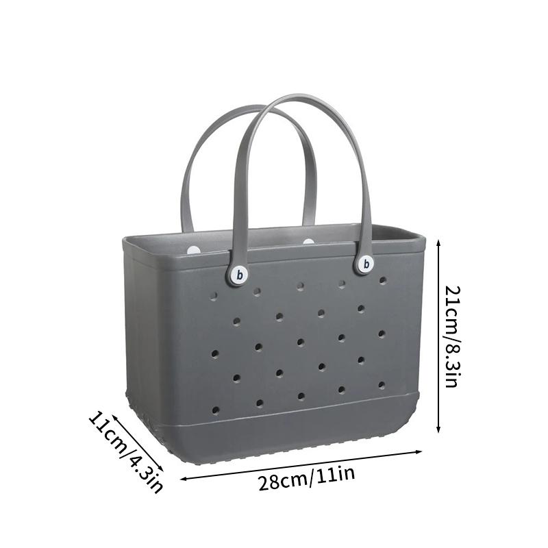 EVA Strand Bogg Tas Waterdichte Zomer Opbergmand voor Buiten Reizen Picknicktas Dames Shopping Tote Bag Rubber Handtas