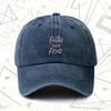pc Faith Over Fear Vintage Washed Hat Mens and Womens Solid Baseball Cap Suitable for All Seasons Ideal Gift for Wedding