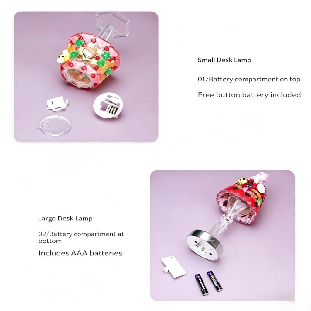 Mosaic Collage Lamp Handmade Material Package Creative Night Light DIY Set Handmade Educational Toy S