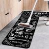 Crystal Pile Carpet Washable Non-slip Kitchen Rug Bathroom Rug Carpet For Bath Bathroom Floor Mat Absorbent Kitchen Mat