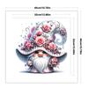 Gnome Printed Cross Stitch Kit 40x40cm DIY 11CT Thread Art Needlework Home Decor