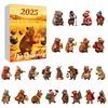 Advent Calendar Marmot Design 24-Day Countdown Festive Family Activity Calendar Kid Surprise Gift Calendar