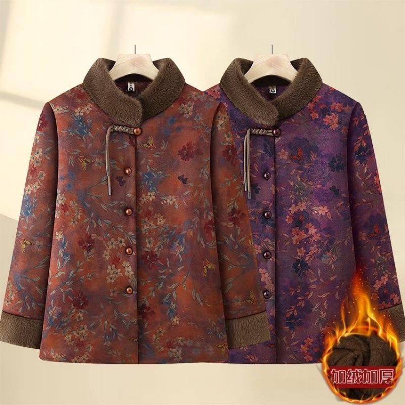 Fleece and Thickened Padded Jacket, Winter Clothing for Women's Thermal Cotton Clothes, Short Jacket.