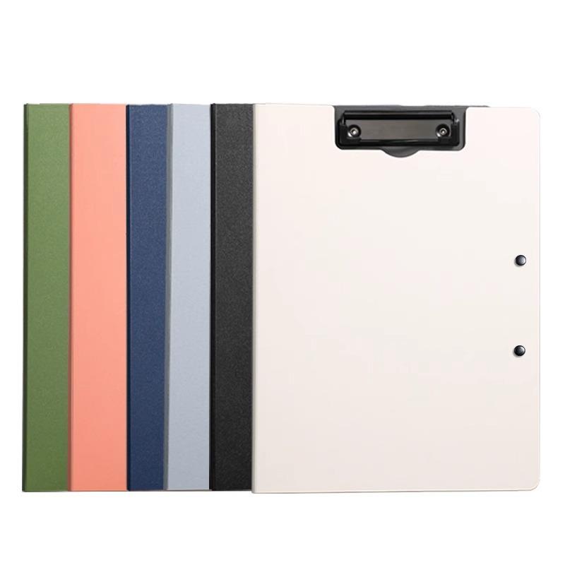 1pc A4 File Folders, Documents Organizer, Clipboard With Cover, Paper Folder For Business & School, Stationery & Office Supplies