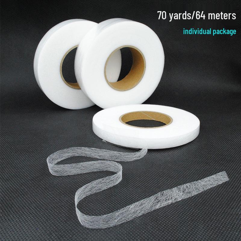 White Washable DIY Double-Sided Iron-On Adhesive Interfacing Roll