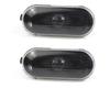 2pcs Car Side Marker Light Shell Auto Turn Signal Lamp Warning Lights Compatible for Volkswagen Golf 4 Mk4 Bora Vento Seat Jetta