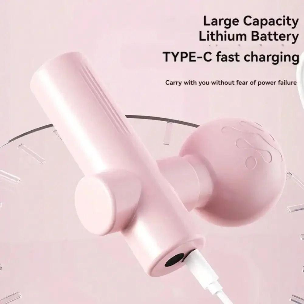 New Mini Fascia Tool Vibrating Fast Rechargeable Dual Head Both Portable Muscle Relaxation Full Body Universal Massage Artifact