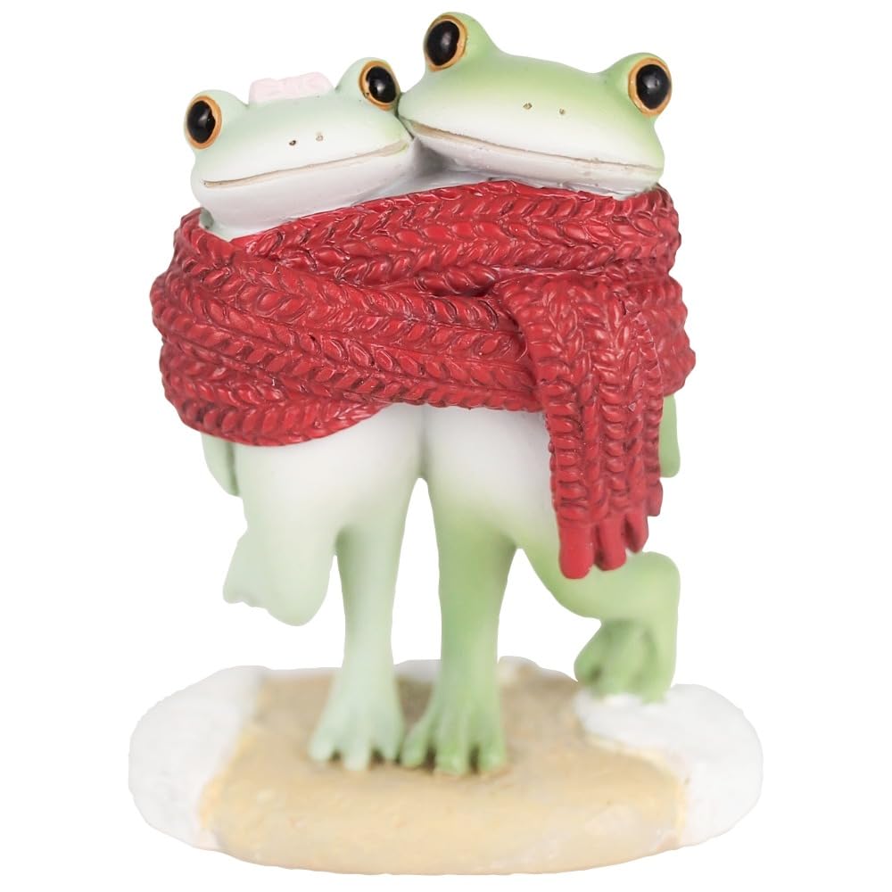 Daikai Copo Winter Series Interior Frog Winter Limited Couple X X 622523 Figurine, Figurine, Object, Decor, Merchandise, Edition, Lovey-Dovey Scarf,