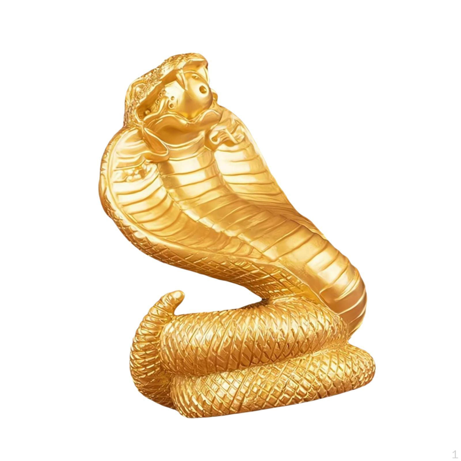 

Животное змея статуя скульптура скандинавская смола настольное украшение фигурка для рабочего стола спальня золотой
