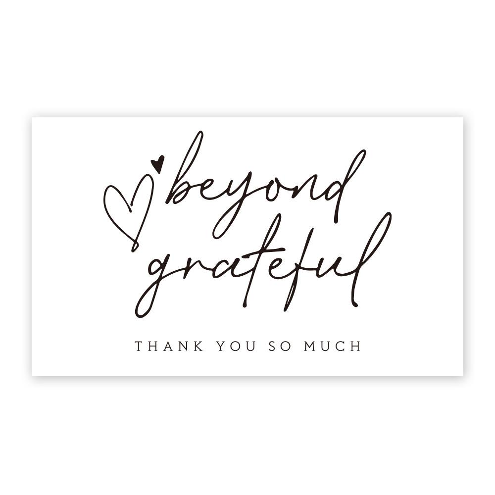 30Pcs/Pack Thank You Card Party Gift Shopping Purchase Thanks Greeting Cards Appreciation Card For Sellers