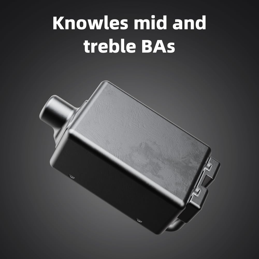 FIIO FX15 hybrid 6-driver in-ear monitors.