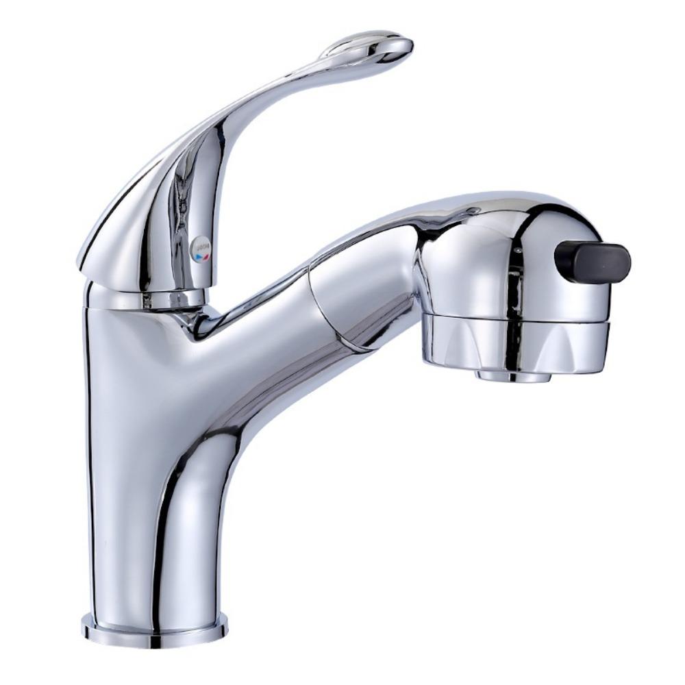 Retractable Pull-Out Structure Bathroom Sink Faucet Vanity Basin Tap  Home Bathroom Sink faucet
