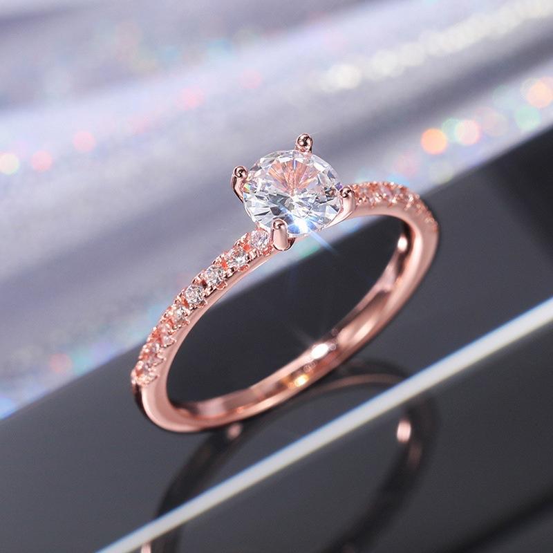 Luxury Ring Simple Light Luxury High-end Touch Jewelry Engagement Wedding Ring