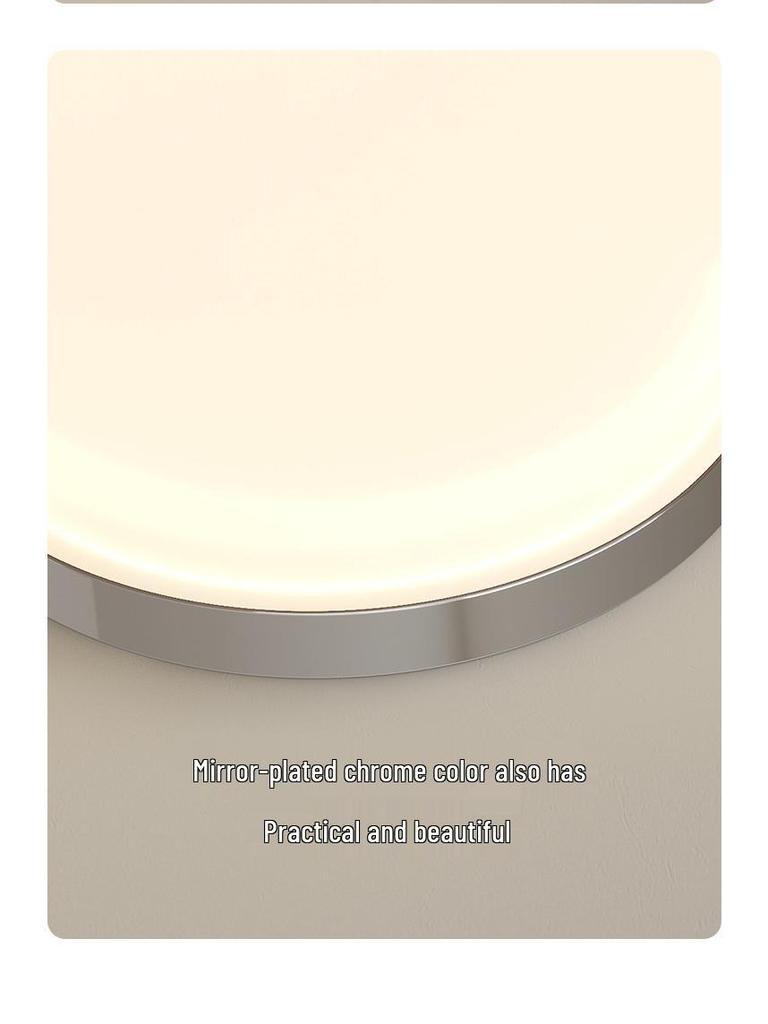Cream Style Modern Minimalist Full Spectrum Ceiling Light for Eye-Protection In Children's Room and Master Bedroom