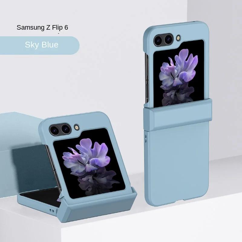 Tvrdé pouzdro na telefon Skin Feel pro Samsung Galaxy Z Flip 6 5 4 3 Flip6 Flip5 Flip4 Flip3 5G Ochrana pantů Odolný proti nárazům